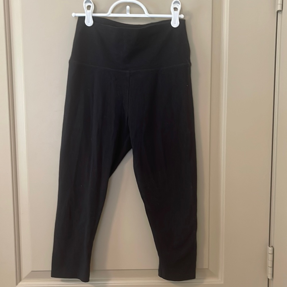 Aerie Cropped Black Leggings